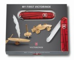 My First Victorinox - Můj první Victorinox 0.2373.T5 sada, nůž pro děti, růžový