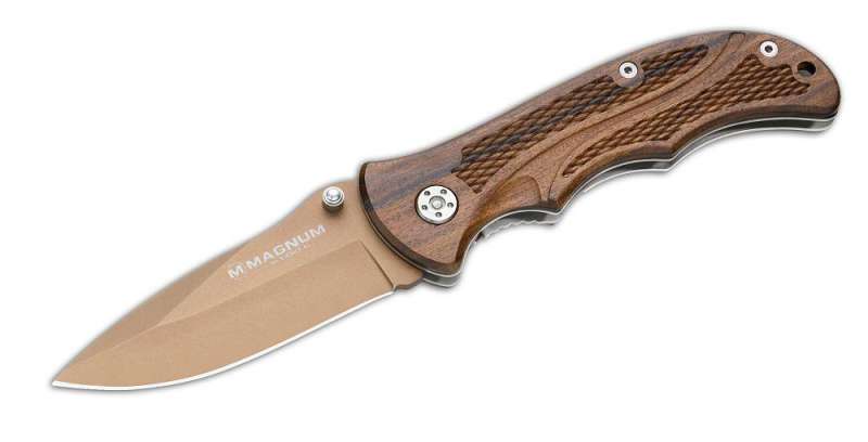 Kapesní nůž Böker Magnum Earthed dřevěný - hnědý 01MB245 Böker - Solingen