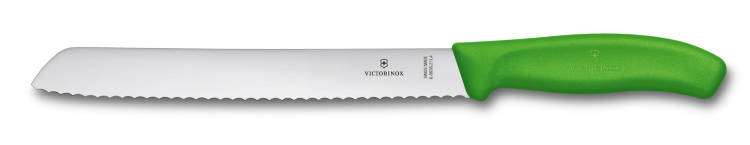 Kuchyňský nůž na chléb Victorinox 6.8636.21.L4 Classic color zelený