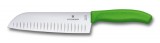 Kuchyňský nůž Santoku 17cm Victorinox 6.8526.17L4B zelený