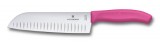 Kuchyňský nůž Santoku 17cm Victorinox 6.8526.17L5B růžový